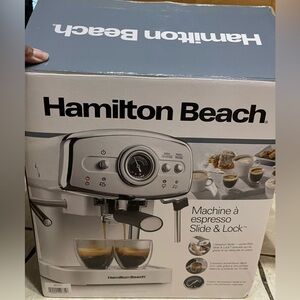 Hamilton Beach white and silver Coffee